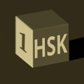 Кубик со светящейся надписью HSK 1